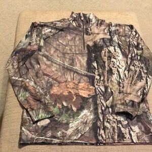XGO (4) 1/4 zip mock neck Mossy Oak BreakUp Country